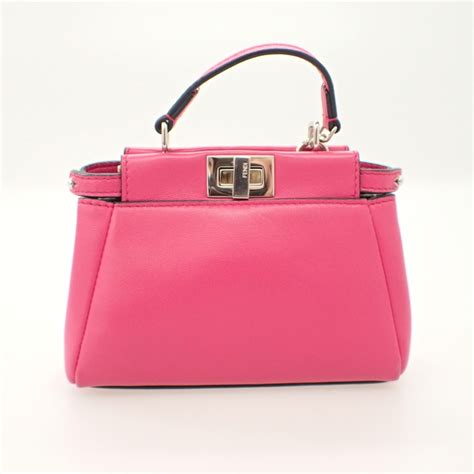 fendi peekaboo mini pink